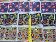 HUGE! Lot of 105 Packs of Hallmark Stickers Sealed Holidays Halloween Puffy LOOK