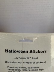 Vtg Forget Me Not AGC Halloween Stickers Pumpkins Cats Spiders Witch Bats NOS