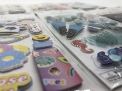 The Paper Studio -La Petites’ Scrapbook Stickers 3D Lot of 9