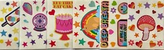 Retro Sticker lot set of 199+ Stickers / Mxd Themes