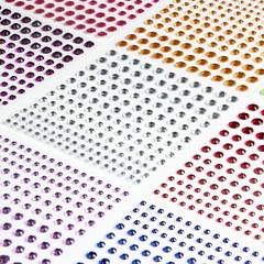 2310 PCS Self Adhesive Rhinestone Gem Stickers for Face Nail Small, Assorted