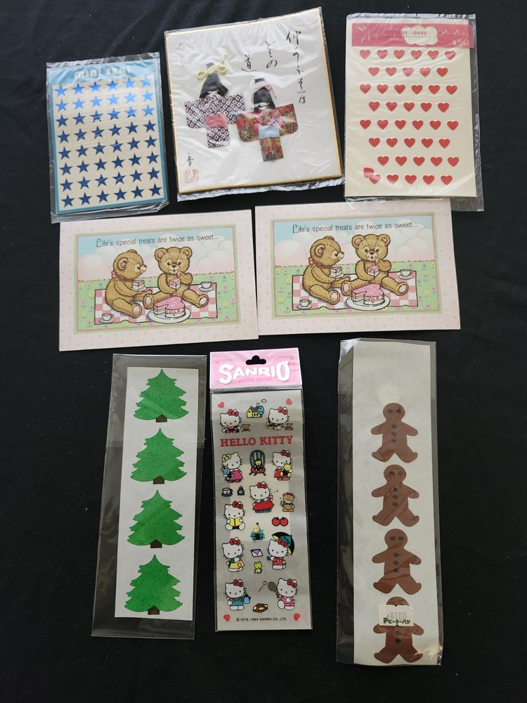 vintage stickers 80s lot