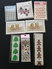 vintage stickers 80s lot