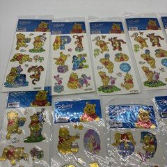 Disney Pooh Piglet Eyeore Stickers lot of 10 New