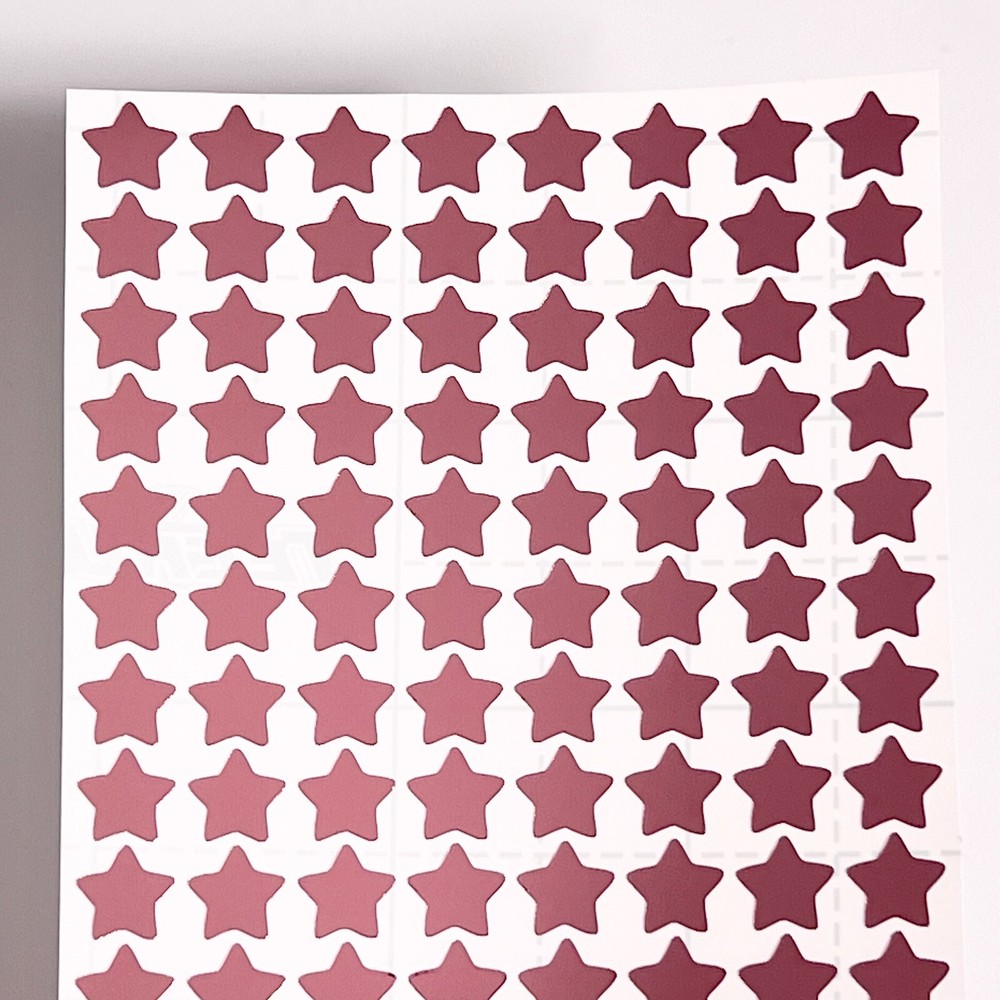 Rose Gold Chrome Star Stickers! – Choose a Size!