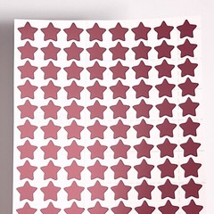 Rose Gold Chrome Star Stickers! – Choose a Size!