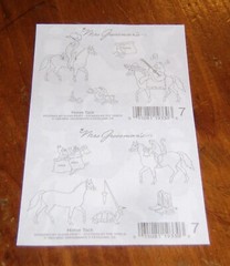 Mrs. Grossman Sticker Sheet ~ Horse Tack