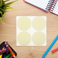 200 Pcs Glass Jar Labels Office Round Stickers Classroom Removable
