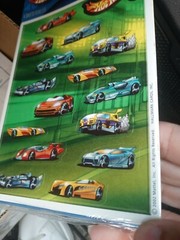 Vintage Hallmark Stickers HOT WHEELS Cars Scrapbook 4 Sheets Heartline New 2002