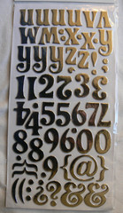 TINSEL Glossy Foil – SILVER – Chipboard 25-44mm High & 10-30mm Wide L2RM