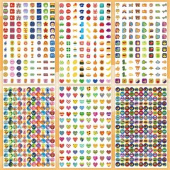 6048 Pieces Small Stickers for Kids Reward Chart – Mini Incentive Happy Smile…