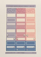 Hubman and Chubgirl Stationary Buddies Hobonichi Cousin Kit Weekly NEW