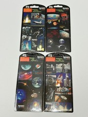 4 Discovery Channel Science Sticker Sheets Space Exploration Shuttle Planets NEW