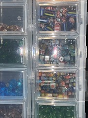 Craft Mates Embellishments Beads 8 Lockables Organizers Junk Journal Craft Lot