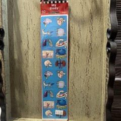 Vintage Instructional Fair My Body Reward Stickers 1990s sealed