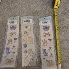 Classic Pooh NIP Michel & Company Eeyore Piglet Tigger 3x packs 1990’s NOS