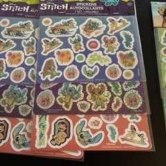 A Lot Of Lilo And Stitch And Moana Two Stickers