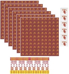 University of Southern California USC Trojans Scrapbook Kit: paper-stickers NCAA
