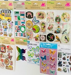 1289+ Pcs. Stickers Kit Set Planner Craft Scrapbook Album Collage