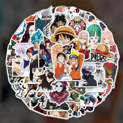 One Piece Stickers Vinyl Decal Anime Skateboard Laptop Luggage Pack Lot 50 pcs