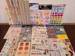 16 Packs Stickers, Embellishments 4 Crafts, Scrapbooks, Cards – Baby Girl #129