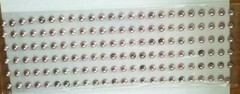 CraftbuddyUS 144 pcs x 8 mm Self Adhesive Round Gems, Color – Baby Pink