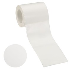 130 Pcs Thermal Sticker Paper, 2×2″ Round Thermal Printer Label, White