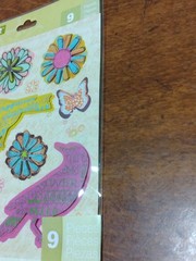 Studio 112 Chipboard BIRDS FLORAL Sticker Scrapbooking Embellishment Card Making