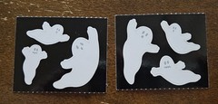 Vintage Mrs. Grossman’s Black Cats, Ghosts and Bats stickers, Mrs. Grossman