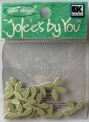LIGHT GREEN TRI-LEAF SPRIG Die-cut Embellishment(20pc)Jolee’s •Flowers•Garden•••
