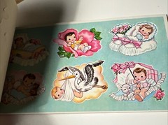 1962 vintage 36 BABY SEALS stickers EUREKA Full Booklet Scranton PA