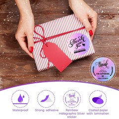 1120 Pieces Thank You Cards and Stickers Set, Include 120 Thank You Business …