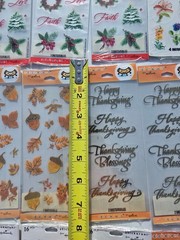 HUGE! Lot of 105 Packs of Hallmark Stickers Sealed Holidays Halloween Puffy LOOK