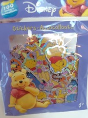 Vintage Sandylion Disney Winnie The Pooh Tigger Eeyore Piglet Stickers Set