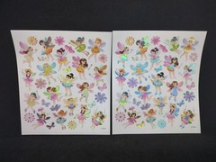 Fairies Flowers And Butterflies Sticker Sheet Craft Stickers 2 Sheets