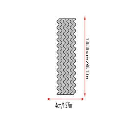 Make Waves Ric Rac Zig Zag design Metal Die Cutting Cut Dies
