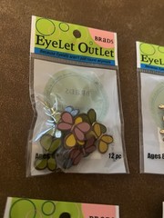 Eyelet Outlet Brads Lot of Animals NEW 6 packs Card Making Scrapbooking