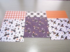 Echo Park Halloween Witch Cardstock 6×6 Scrapbook Junk Journal Star Stickers