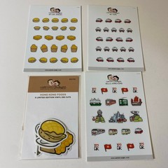 Hubman And Chubgirl Hong Kong Stickers Set