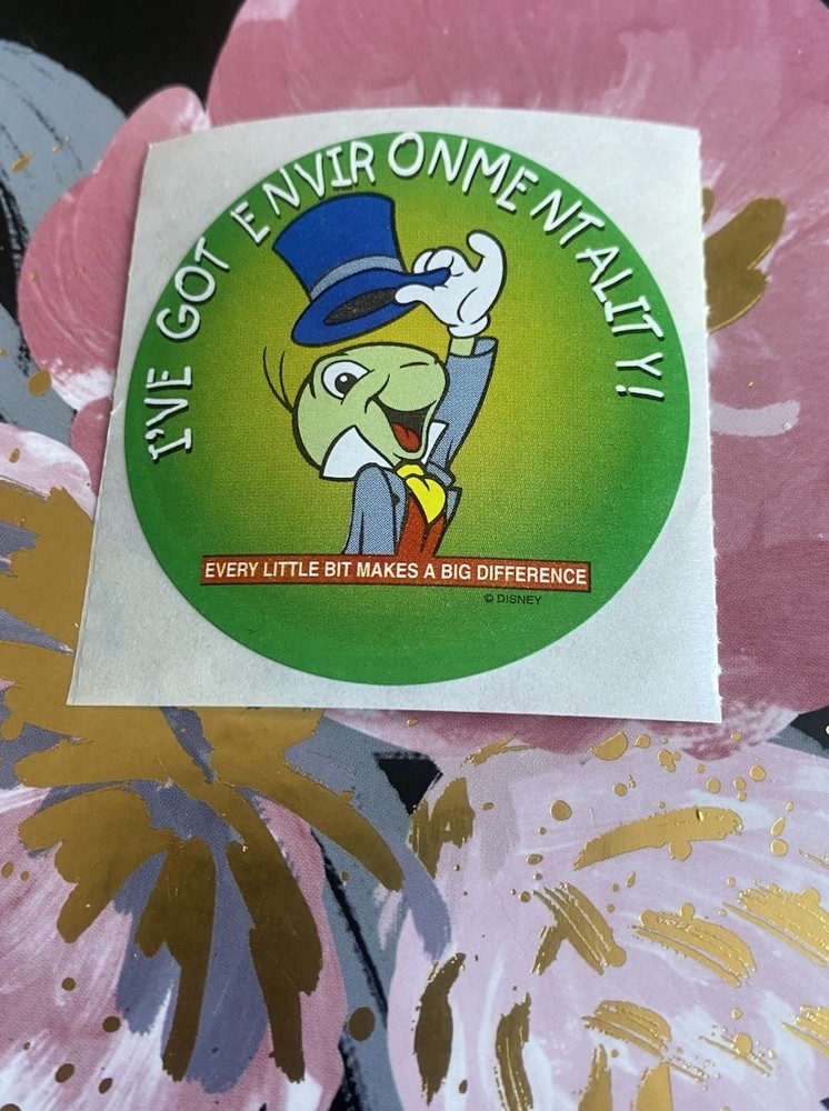 Vintage I’ve Got Environment-ality! Sticker Module Roughly 2×2 Inches