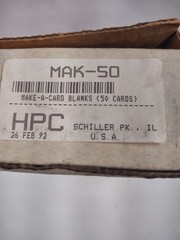 RARE discontinued 90s HPC Make-A-Card Blanks + Stickers