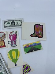 Vintage 1980s Sticker Lot of 17 Retro School Kids Novelty Stickers