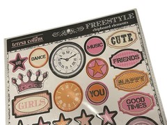 Sticker Scrapbook Lot Mixed Brands Embellishments Tags Travel Crafting Art Craft