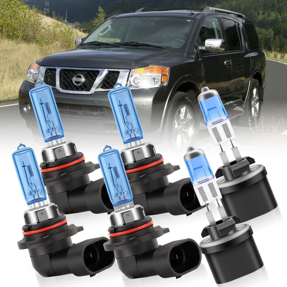 Upgraded Halogen Headlight Bulbs Fit For Nissan Armada 2005-2010 Titan 2004-2…