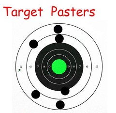 SMARSTICKER 1000 Pack 1″ Black Target Pasters Round Adhesive Shooting Dot Labels
