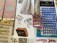 Lot Of Baby Scrapbooking Card Making Stickers Embellishments Tag It’s A Boy Girl