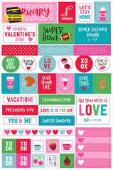 Essentials Month by Month Planner Stickers (Set of 475 Stickers) ⭐️⭐️⭐️⭐️⭐️