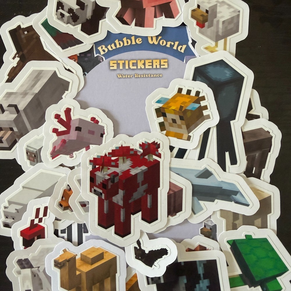 100 Gamer-Inspired Stickers Pack | Waterproof Laminated | Laptop Nintendo