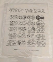 TREND 80s Stinky Stickers Vintage Scratch N Sniff Sealed Leather Keep Rolling!