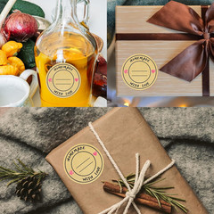 Jam and Jelly Jar Canning Labels for Mason Jars and More(2″ round 500/Roll) with